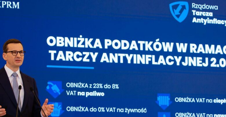 Zerowy VAT. Tarcza antyinflacyjna 2.0, czyli działania rządu przeciw skutkom inflacji (fot.KPRM)