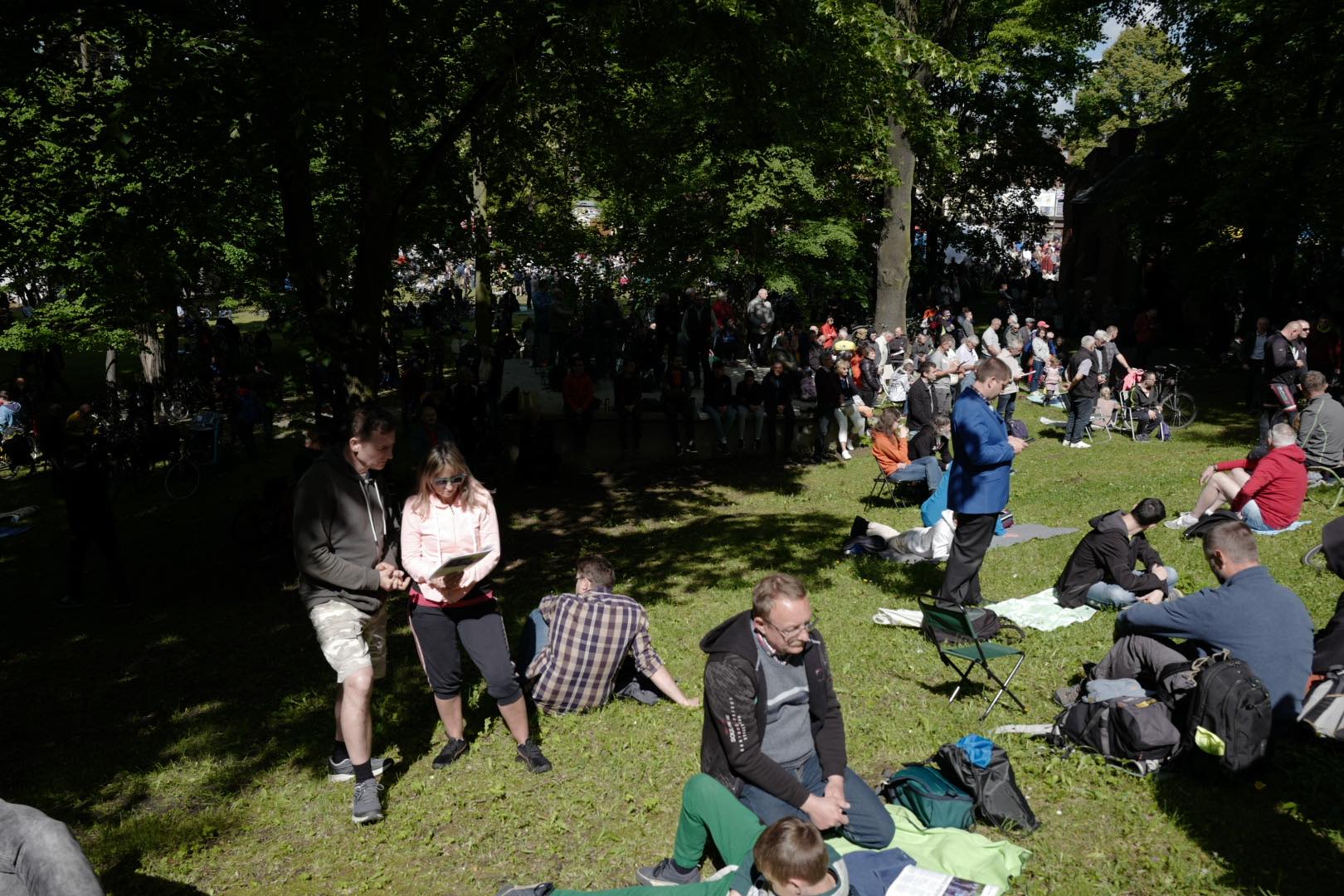 Pielgrzymi na Kalwarii