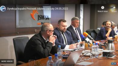 Kopalnia Pniówek, konferencja 24 maja