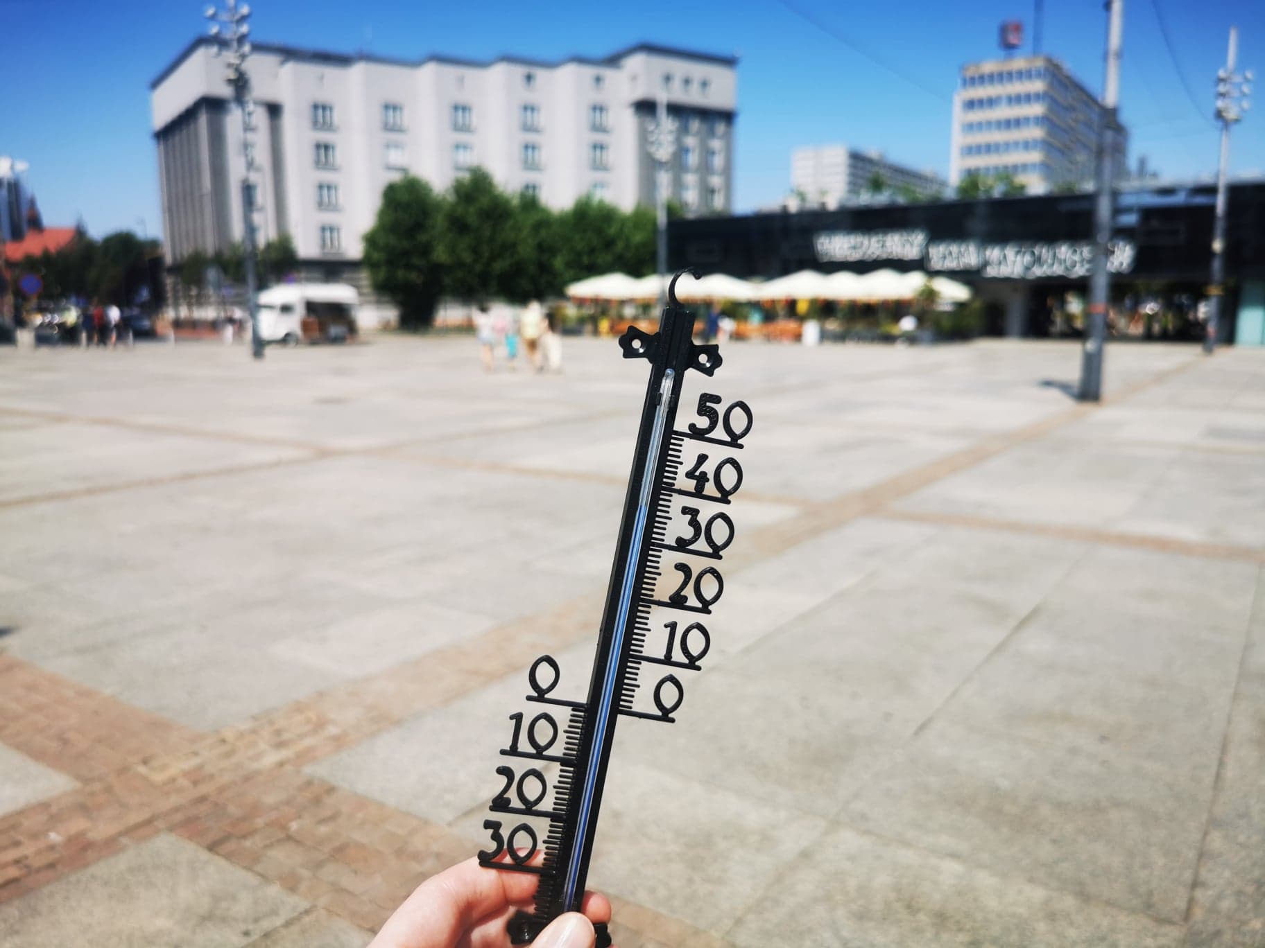 gorące miasto. Upał, Katowice