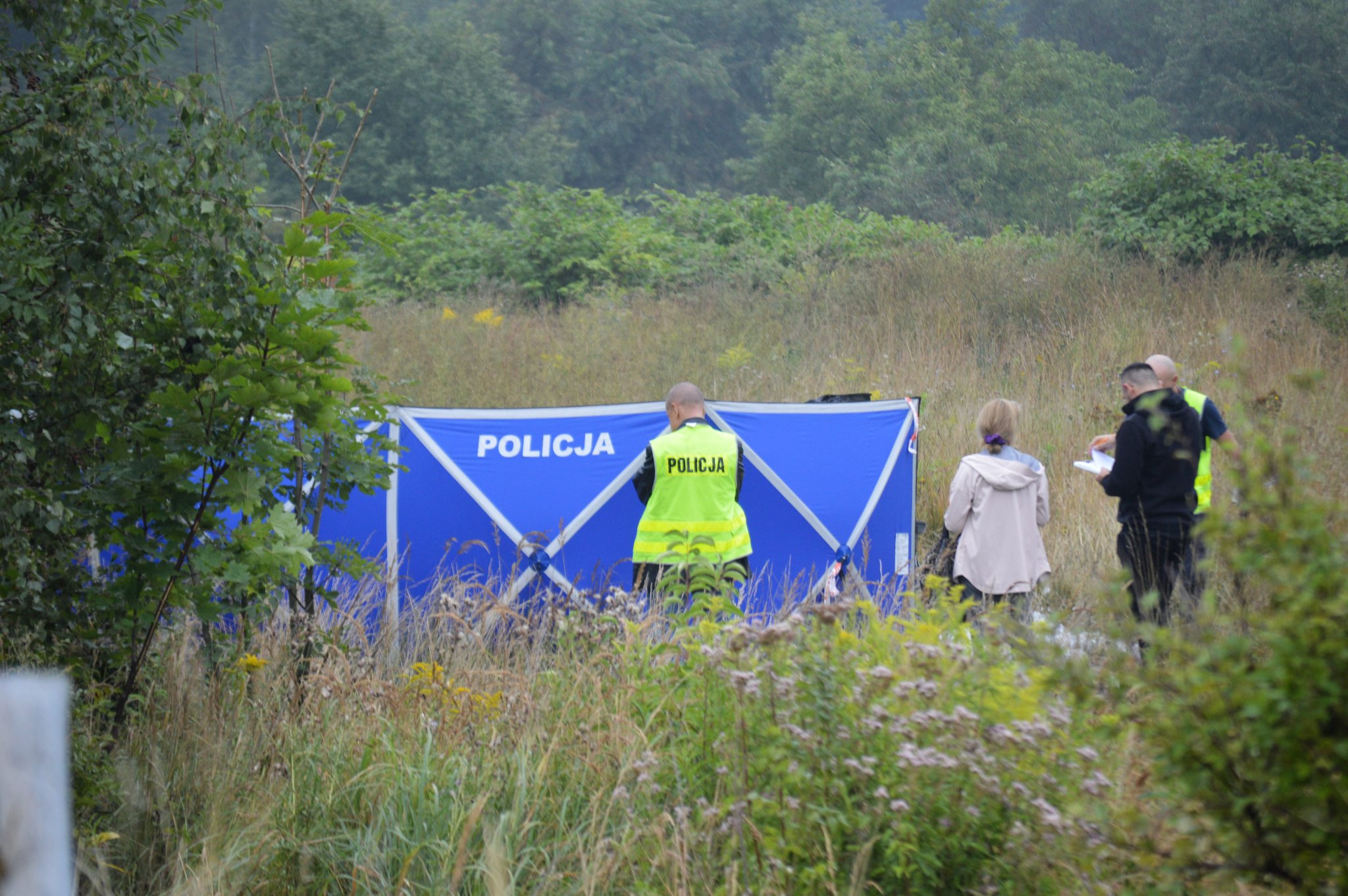 Wypadek w Łaziskach Górnych. Zdjęcia z miejsca zdarzenia. Fot. dzięki uprzejmości Gazety Łaziska, autor zdjęć: M. Strzelczyk