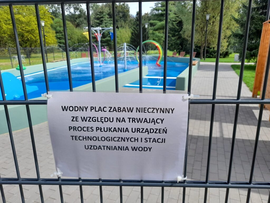 wodny plac zabaw w Chorzowie