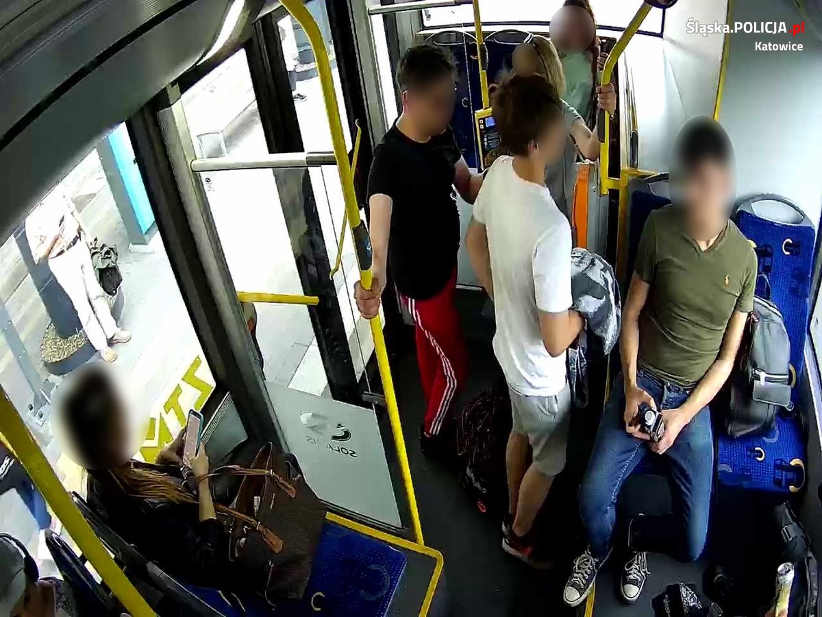 Katowice: kobieta stanęła w obronie młodego Ukraińca. Napastnik groził, że ją zabije i zgwałci. Fot. KMP Katowice