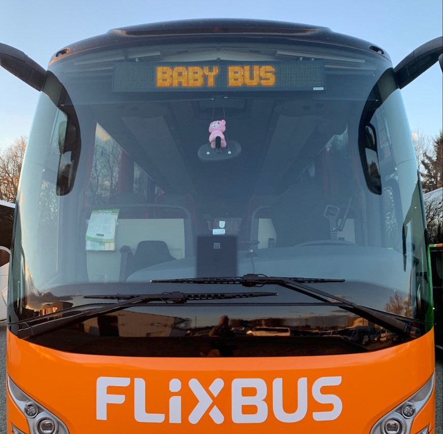 poród w autobusie FlixBus