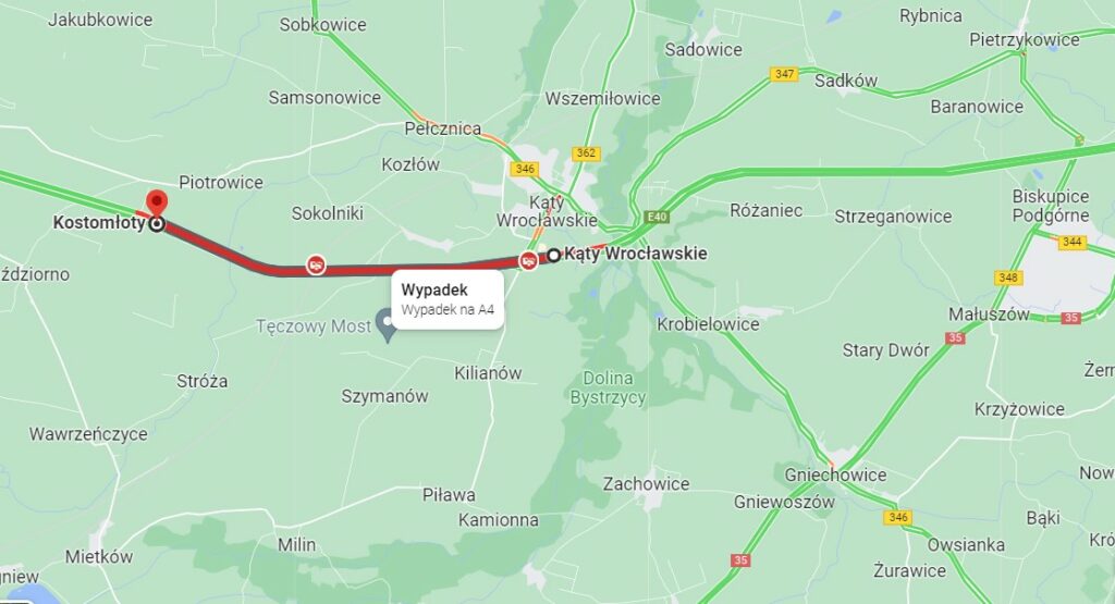 wypadek na a4 4.09