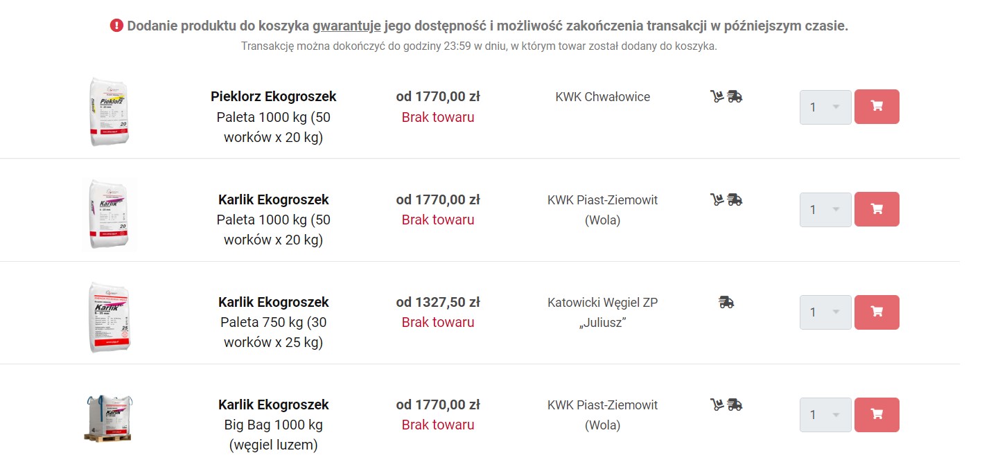 podwyżka w sklepie PGG
