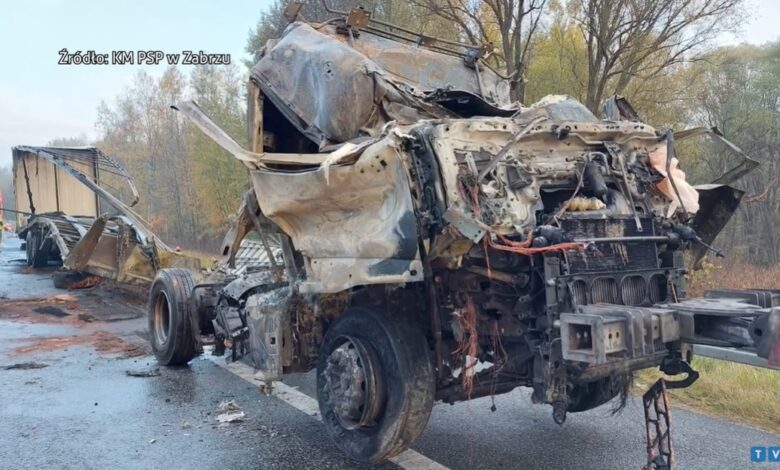 WYPADEK NA A4 ZABRZE