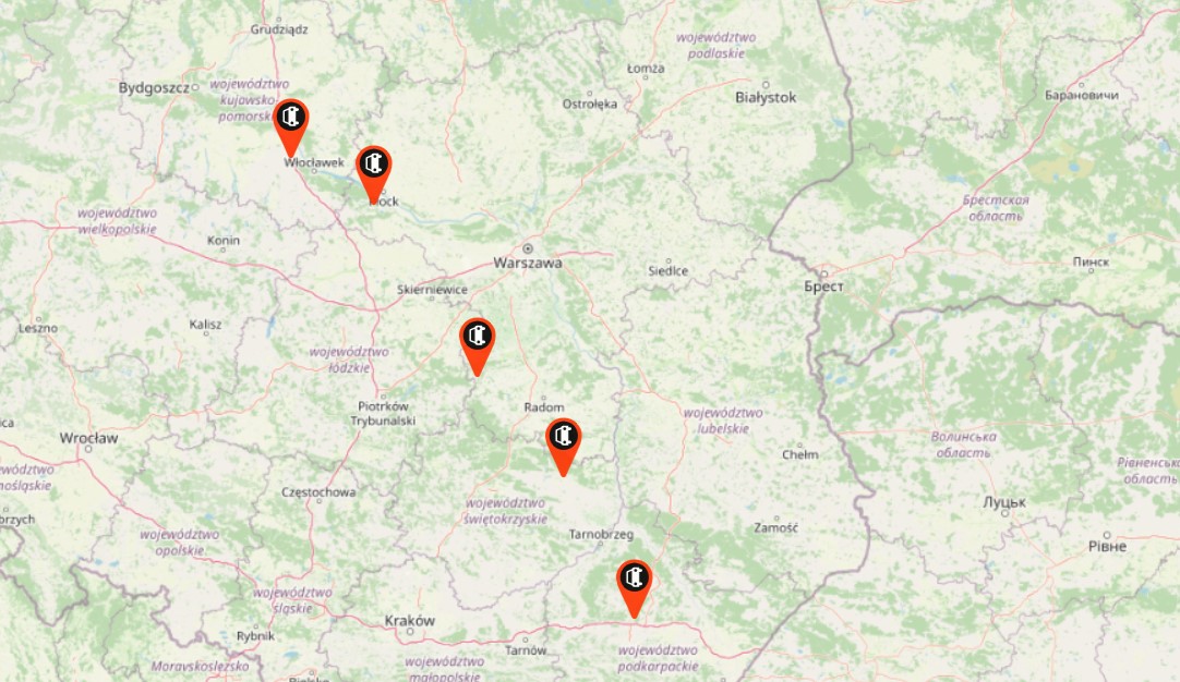 wypadek na a1 17.10
