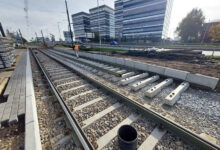 tramwaje śląskie budowa torowiska zamkną tunel