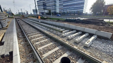 tramwaje śląskie budowa torowiska zamkną tunel