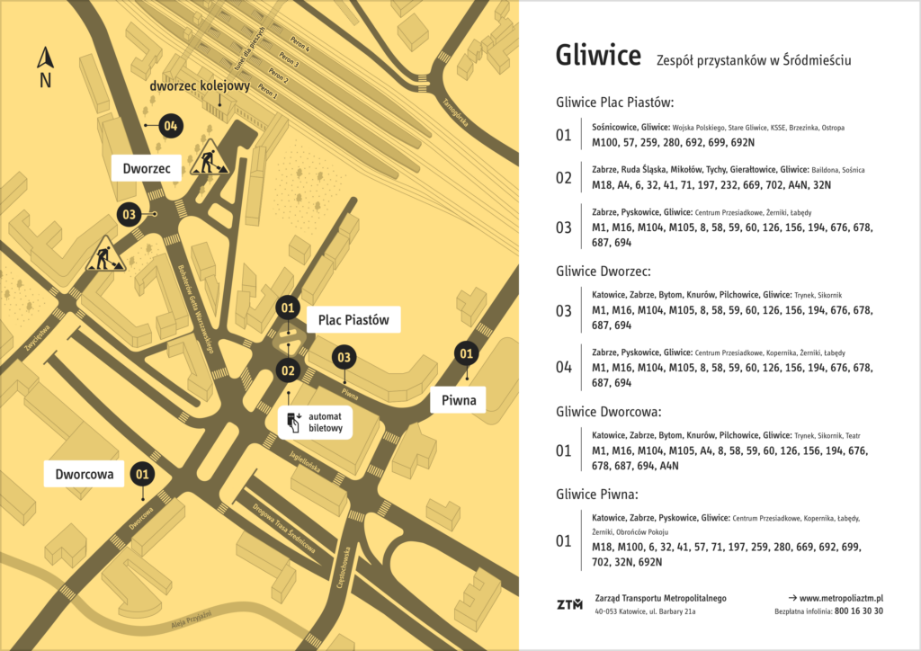 Ogromne zmiany w kursowaniu autobusów. Otwierają Centrum Przesiadkowe w Gliwicach. Fot. ZTM