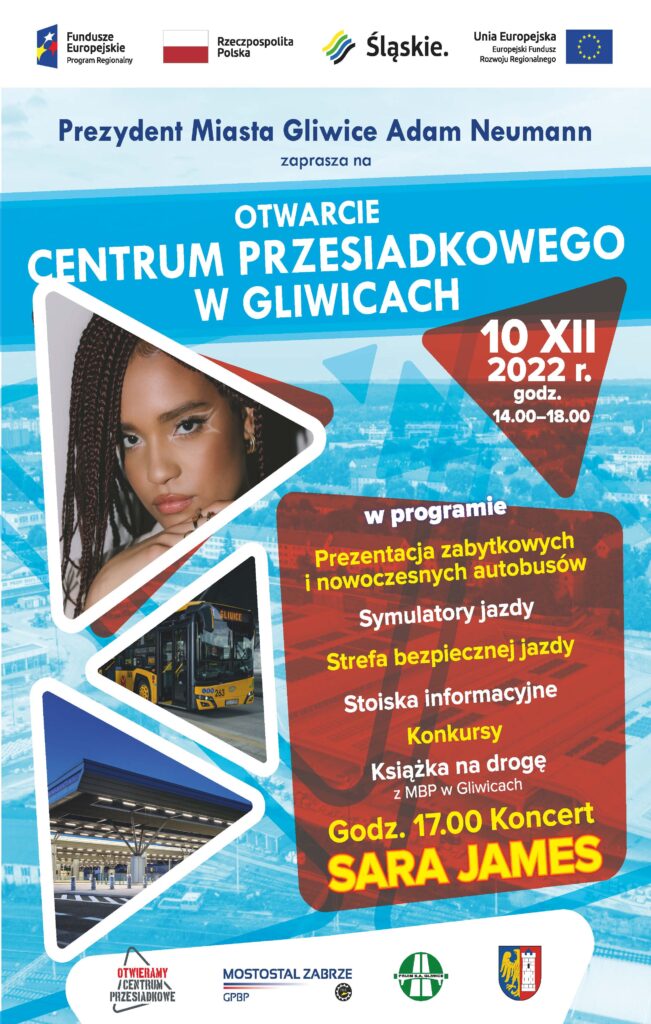 Sara James otworzy Centrum Przesiadkowe w Gliwicach/fot.UM Gliwice
