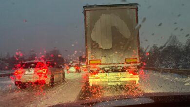 Ogromny korek na autostradzie A4