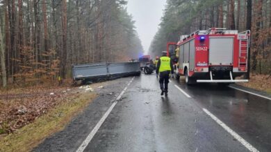 Tragiczny wypadek pod Lublińcem/fot.Śląska Policja