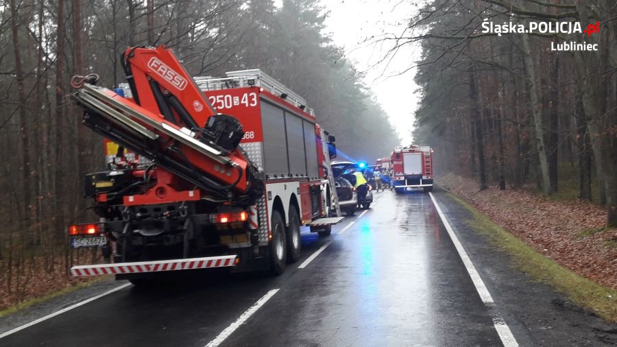 Tragedia w Boronowie. Nie żyją trzy osoby/fot.Śląska Policja