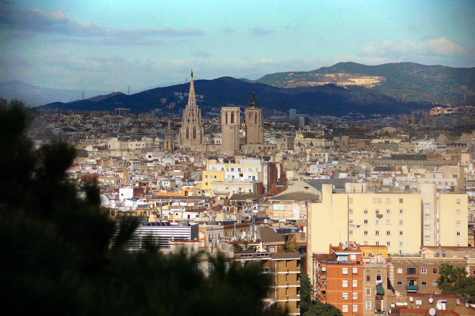 Barcelona zimą