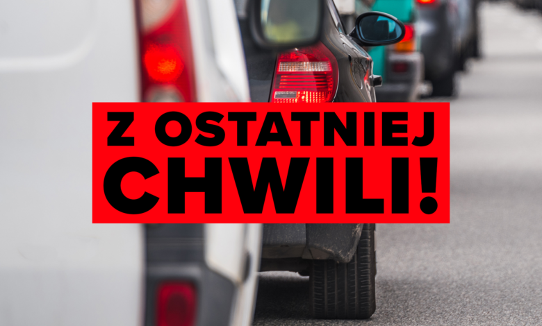 Gliwice: Autostrada A1 w kierunku Gorzyczek zablokowana