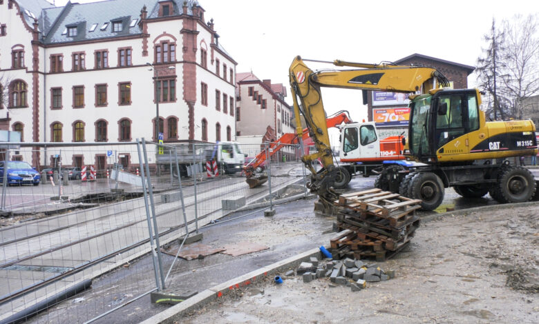 Wykonawca wyrzucony z inwestycji tramwajowej w Mysłowicach/fot.TVS