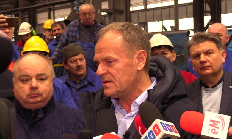 Donald Tusk w Rafako. Uderza w Mateusza Morawieckiego