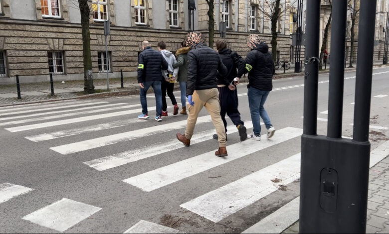 Gliwice: Z nożem na pracowników ochrony. Nastolatkowie aresztowani/fot.Śląska Policja