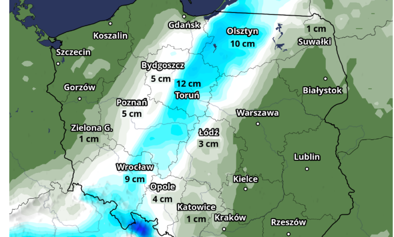 gdzie jest śnieg