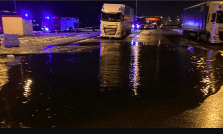 żrąca substancja na A1 dobieszowice