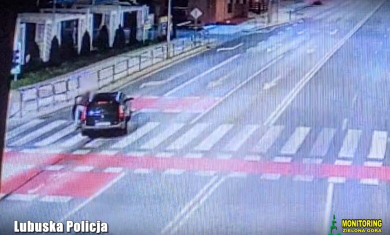 Pchał auto pod prąd WIDEO W kieszeni miał narkotyki/fot.policja.pl