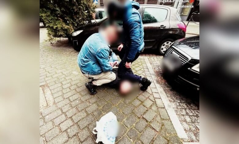Policjanci zatrzymali "policjanta". Chodzi o próbę wyłudzenia/fot.Śląska Policja