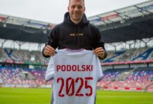 Lukas Podolski zostaje w Górniku Zabrze. Fot. Górnik Zabrze
