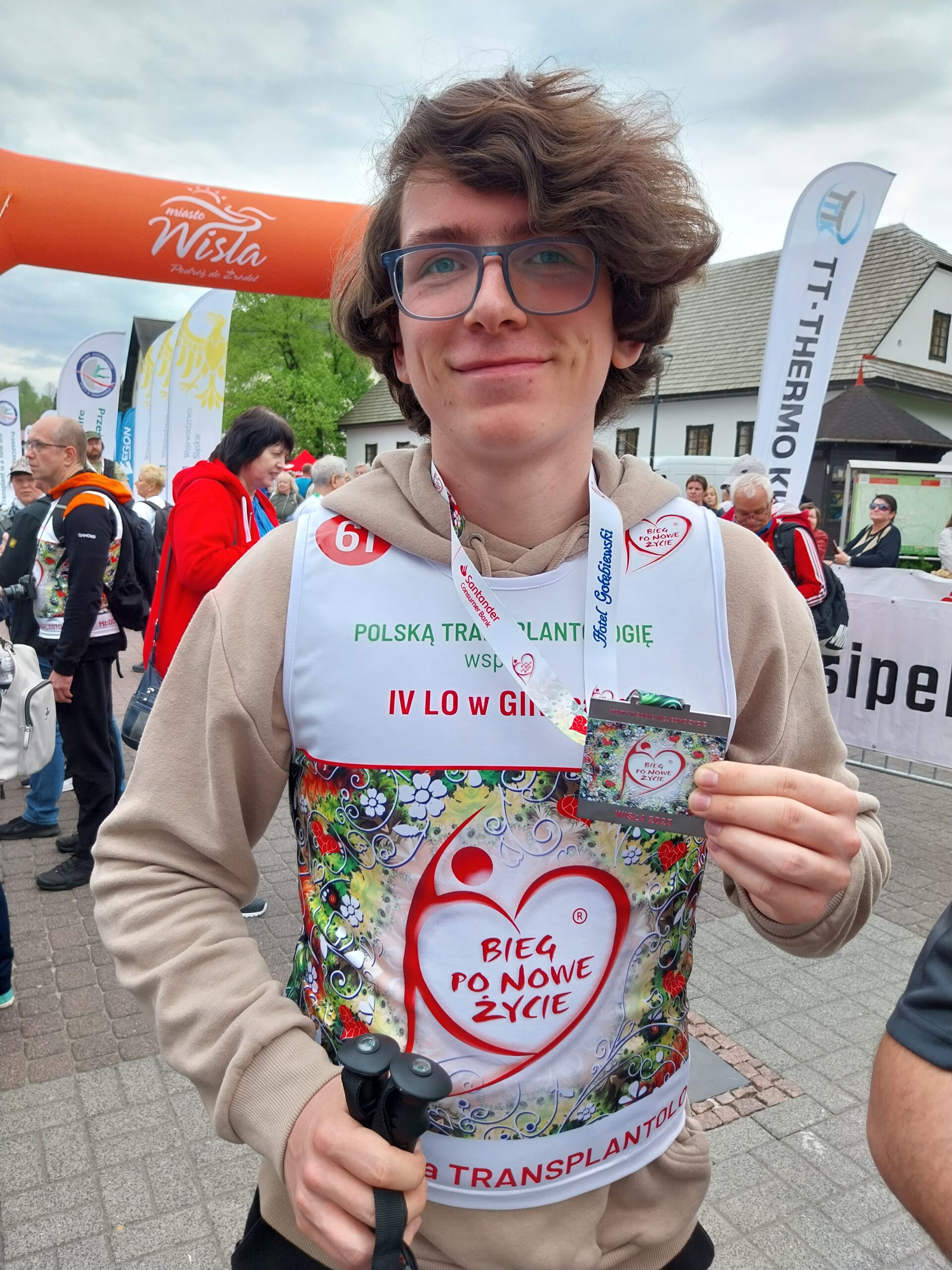 Fabian Grzywacz - 22. Bieg po Nowe Życie - sztafeta TVS (fot. kazior)