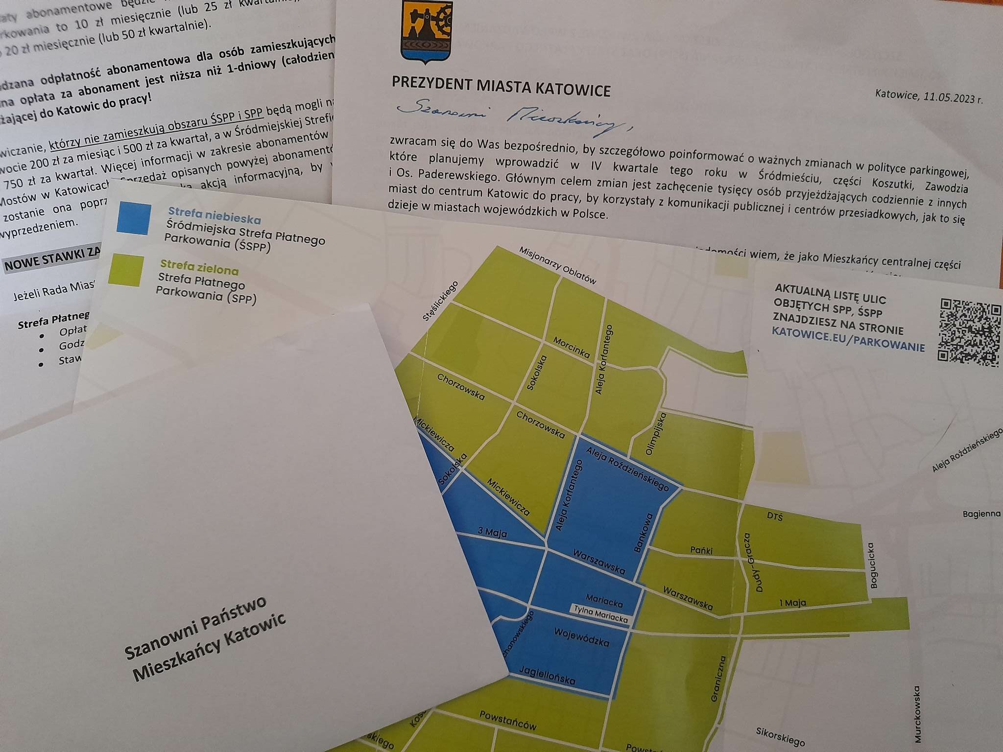 Katowice. Parkingowa Karta Mieszkańca