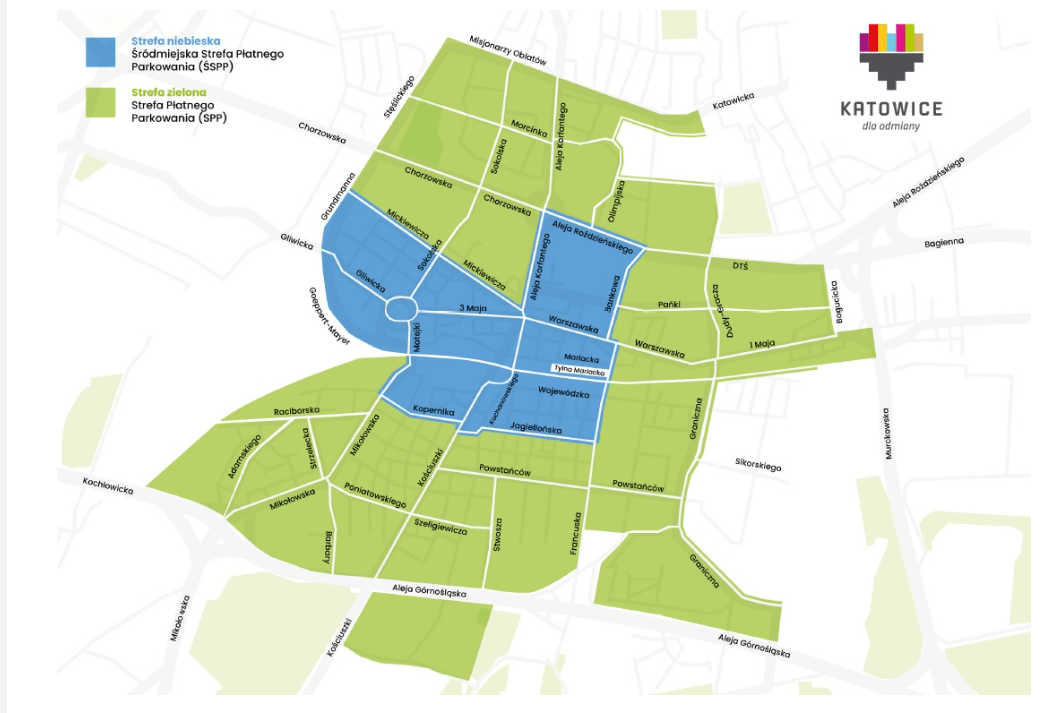katowice strefa płatnego parkowania