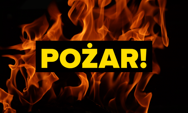 Pożar w Chorzowie. 2 osoby poszkodowane