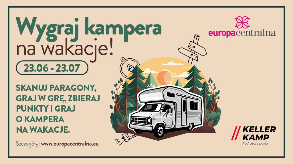 Wygraj kampera na wakacje z Europą Centralną (fot. mat. prasowe)