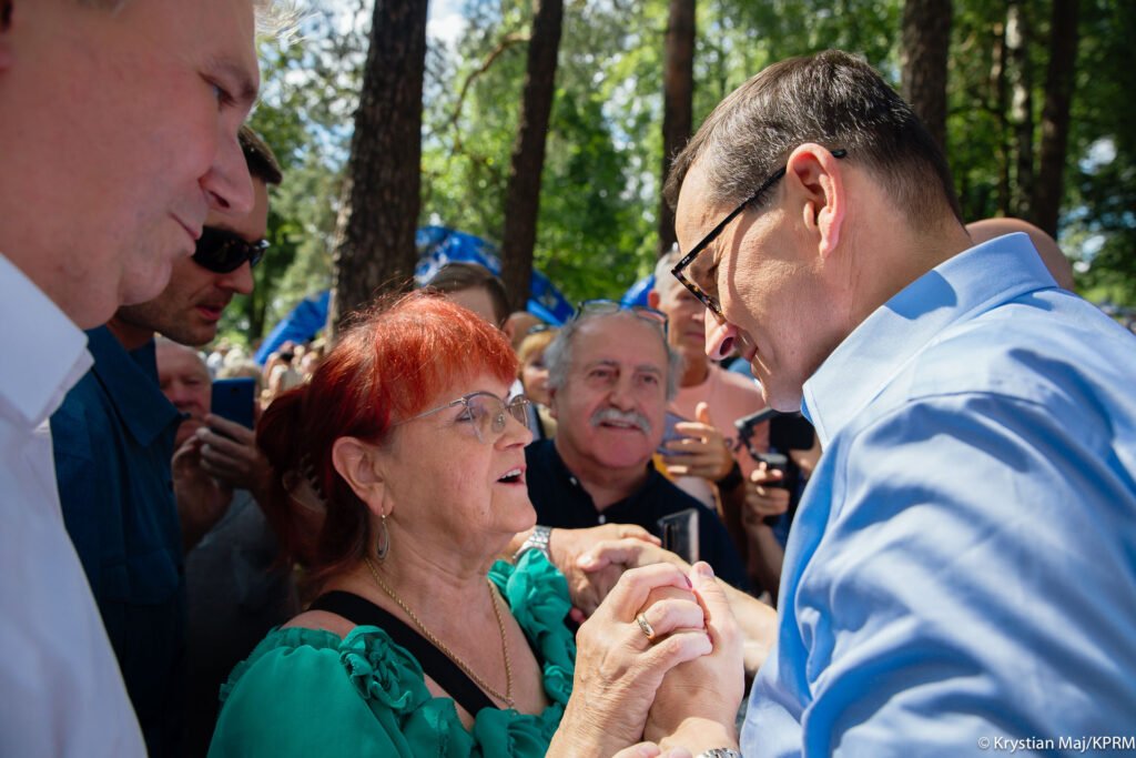 Premier Mateusz Morawiecki na pikniku w Tychach/fot.KPRM