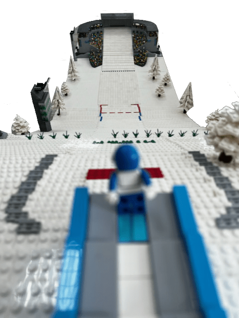 Zbudowali skocznię w Wiśle Malince z klocków Lego