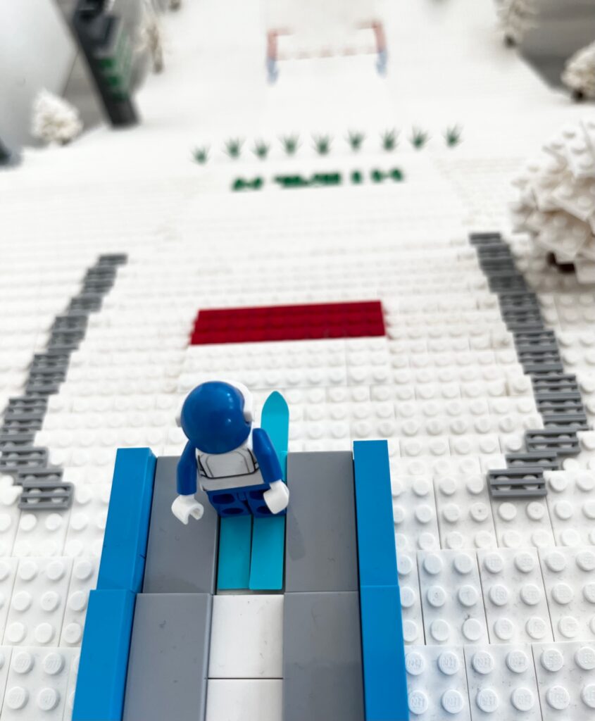 Zbudowali skocznię w Wiśle Malince z klocków Lego