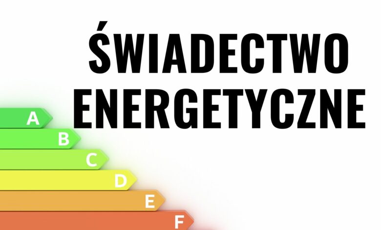 świadectwo energetyczne