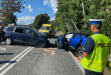 Zderzenie toyoty z dacią. 11 osób rannych/fot.Policja Małopolska