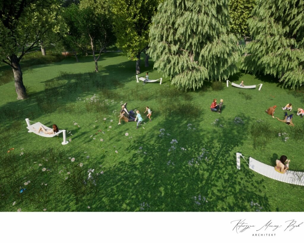 Tak ma wyglądać nowy park w Pszczynie. Są wizualizacje. Fot. UM Pszczyna