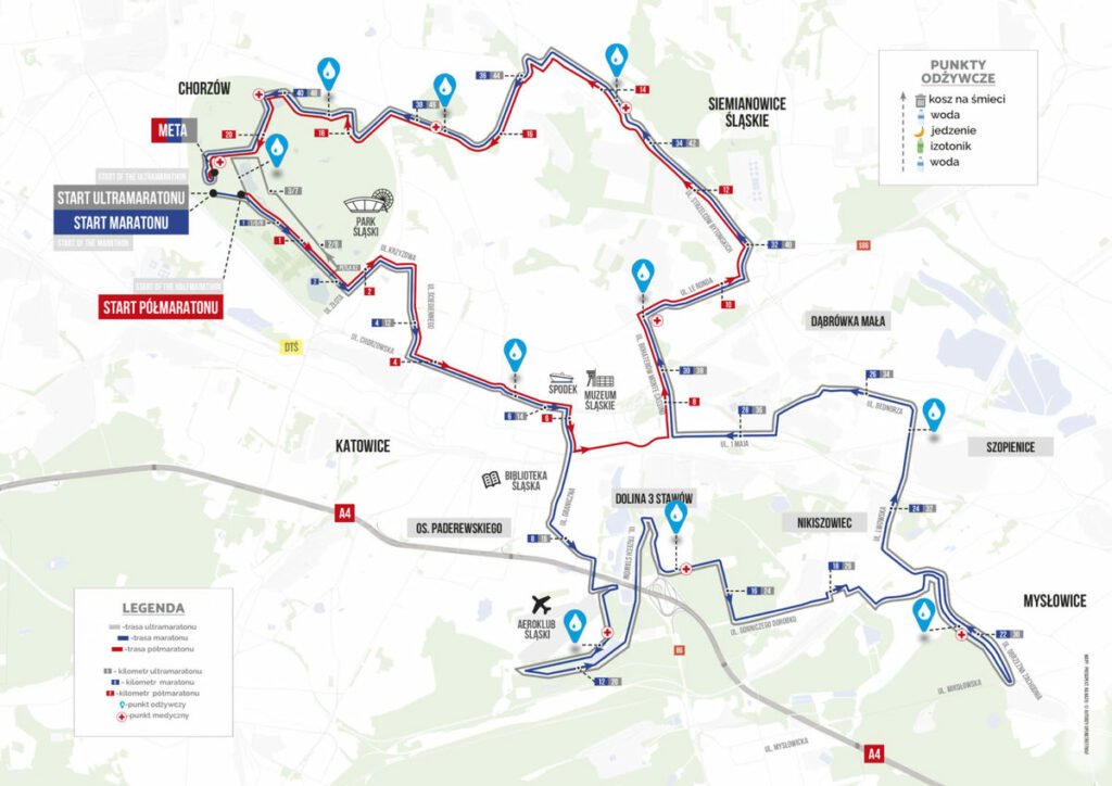 15. Silesia Marathon. Zamknięte ulice w Katowicach/fot.UM Katowice