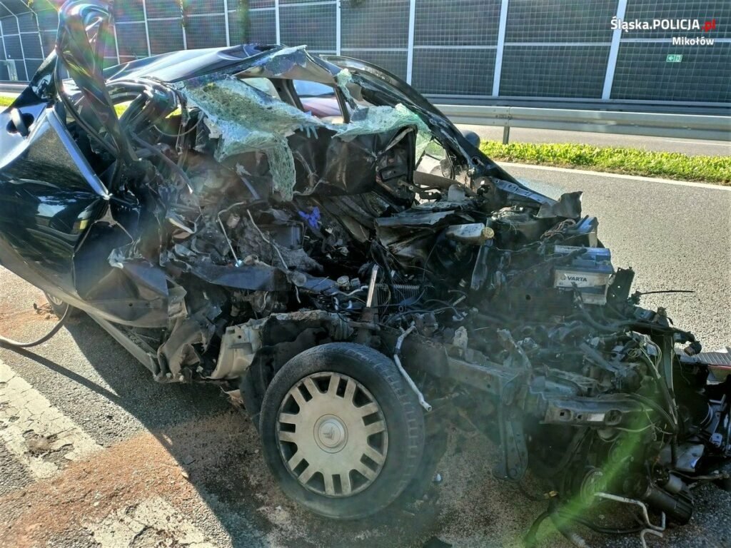 Śląskie: O krok od tragedii na DK81 w Orzeszu