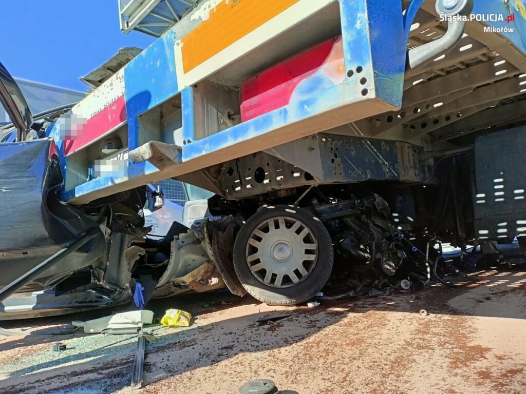 Śląskie: O krok od tragedii na DK81 w Orzeszu