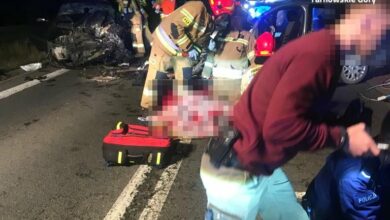 Nocna tragedia w Świerklańcu. Sceny, jak z filmu akcji/fot.Śląska Policja