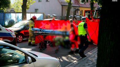 Potrąciła dziecko. Tragedia na pasach w Zabrzu/fot.Śląska Policja