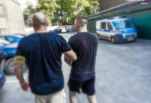 Z maczetą chciał odzyskać dług. Fot. KMP Zabrze