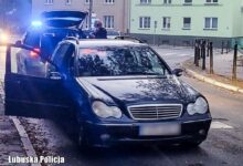 Ukradł mercedesa i zasnął. Sam wystawił się policjantom/fot.Policja Lubuska