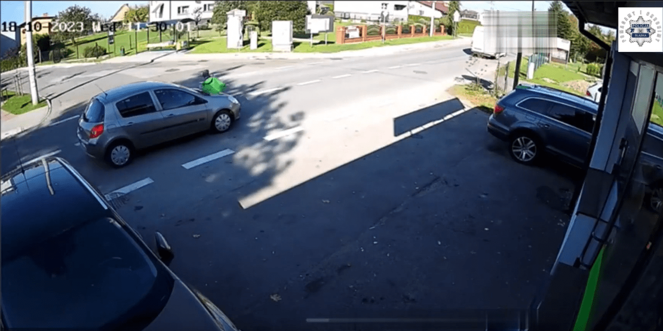 dziecko potrącone osiny