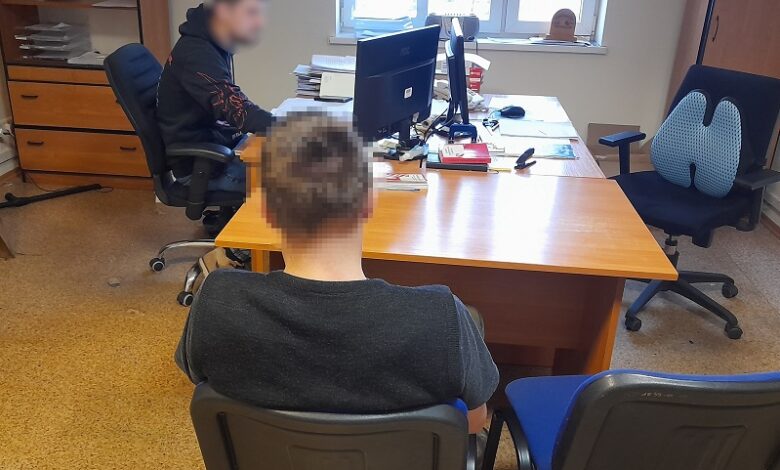 Ukradł autobus i pojechał nim do drugiego miasta/fot. Policja Pomorska