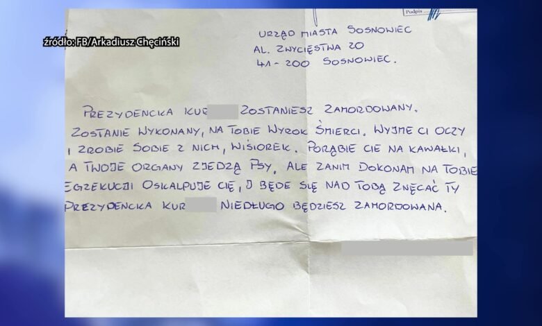 Ktoś grozi prezydentowi Jaworzna